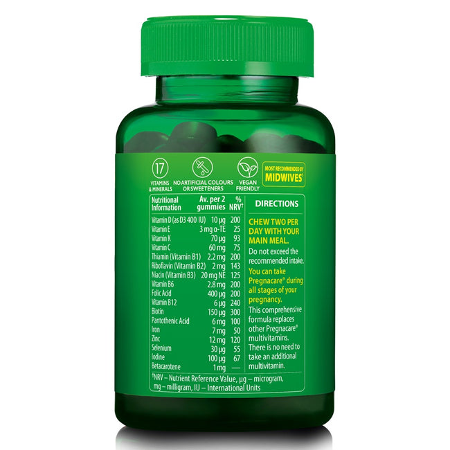 Vitabiotics Pregnacare suplement diety dla kobiet w ciąży 60 żelków