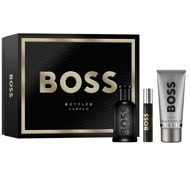 Hugo Boss Boss Bottled zestaw perfumy spray 100ml + żel pod prysznic 100ml + perfumy spray 10ml