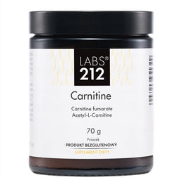 LABS212 Carnitine Acetyl -L-Carnitine keranityna suplement diety w proszku 70g