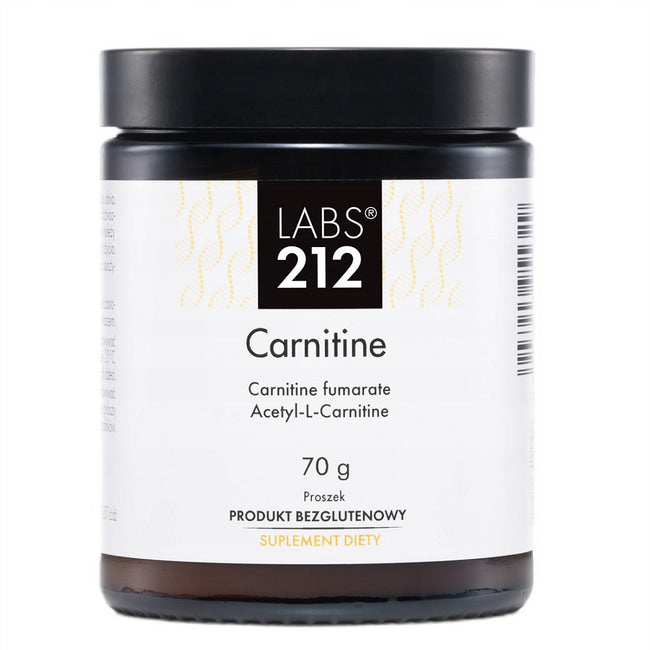 LABS212 Carnitine Acetyl -L-Carnitine keranityna suplement diety w proszku 70g