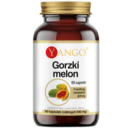 Yango Gorzki melon ekstrakt 10% saponin suplement diety 90 kapsułek