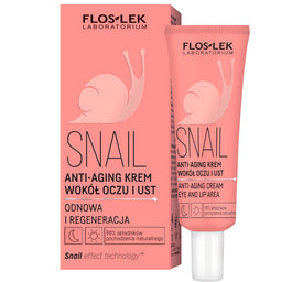 Floslek Snail anti-aging krem wokół oczu i ust 30ml