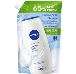 Nivea Creme Soft żel pod prysznic opakowanie uzupełniające 500ml