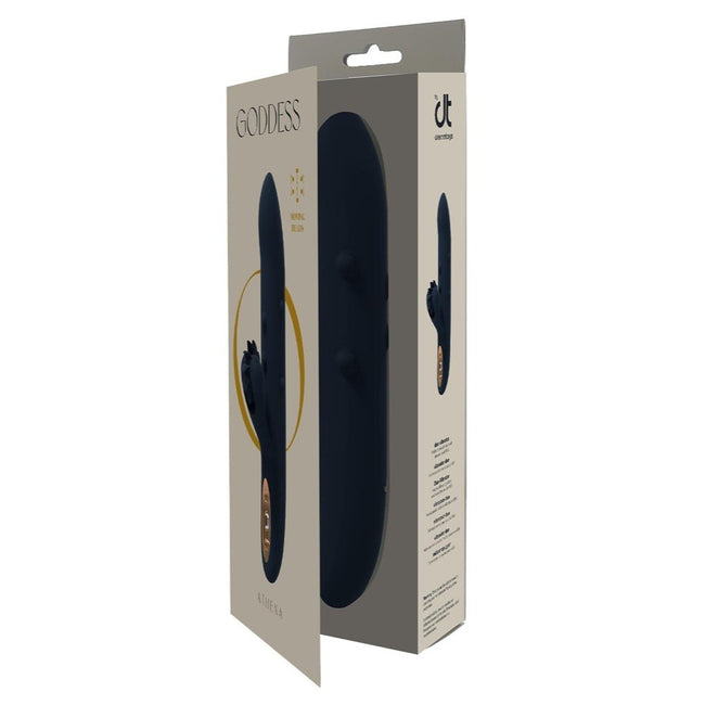 Dream Toys Goddess Collection Athena wibrator-królik z ruchomymi kulkami i języczkami