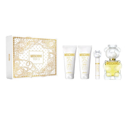 Moschino Toy 2 zestaw woda perfumowana spray 100ml + woda perfumowana spray 10ml + żel pod prysznic 100ml + balsam do ciała 100ml