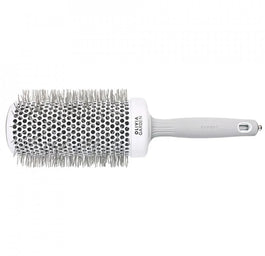 Olivia Garden Expert Blowout Speed Wavy Bristles szczotka do suszenia i modelowania włosów White/Grey 65mm