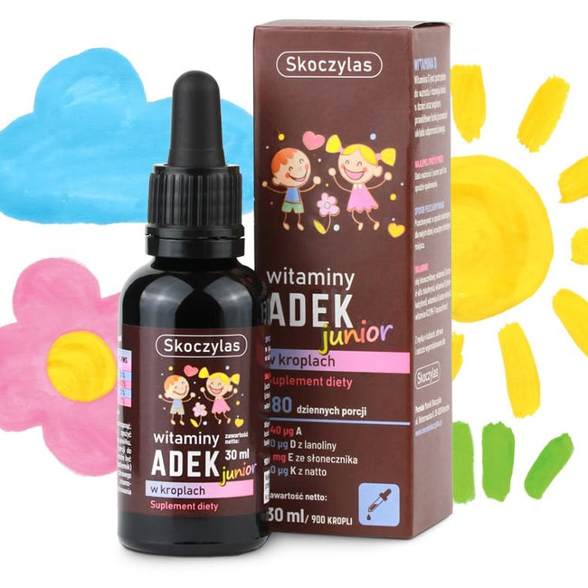 Skoczylas Witaminy ADEK Junior suplement diety w kroplach 30ml