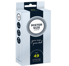Mister Size Condoms prezerwatywy dopasowane do rozmiaru 49mm 10szt.