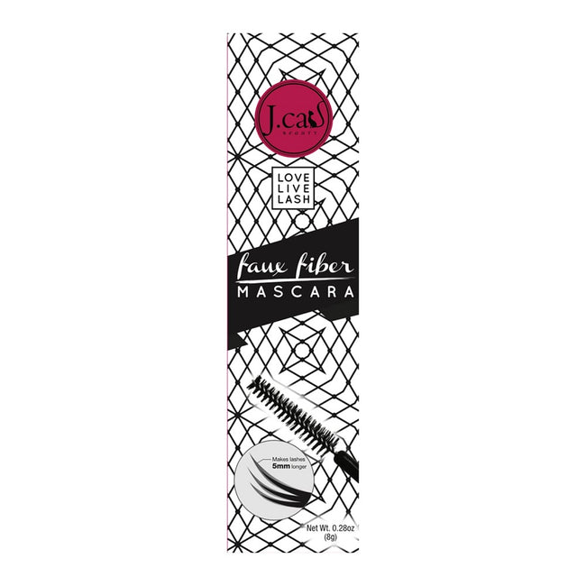 J.Cat Beauty Faux Fiber Mascara tusz do rzęs wydłużająco-pogrubiający 8g