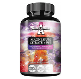 Apollo's Hegemony Magnesium Citrate + P5P suplement diety 200 kapsułek
