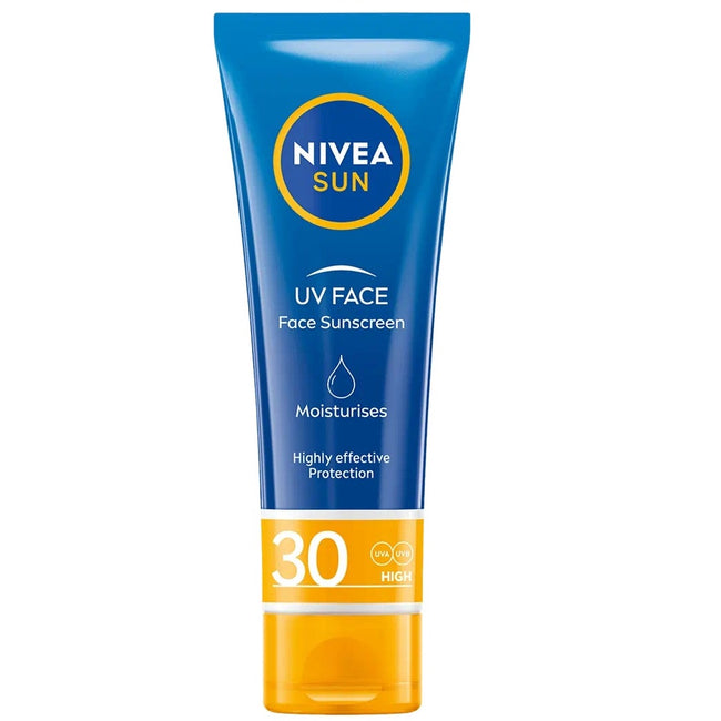 Nivea Sun nawilżający krem przeciwsłoneczny do twarzy z wysoką ochroną SPF30 50ml