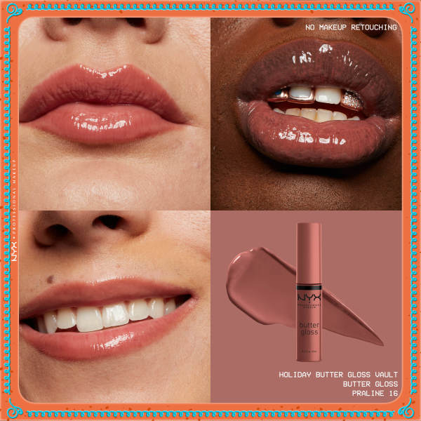 NYX Professional MakeUp Holiday Butter Gloss Vault zestaw błyszczyków 10x8ml