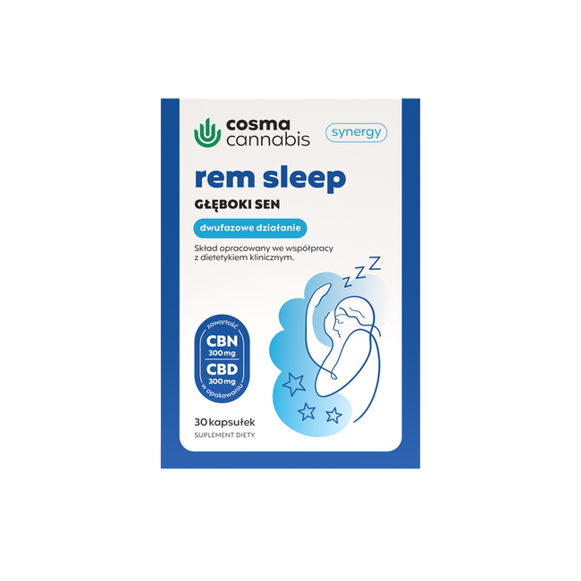 Cosma Cannabis Rem Sleep suplement diety 30 kapsułek