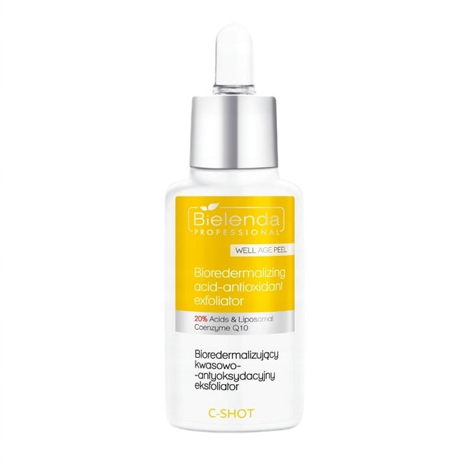 Bielenda Professional C-Shot Well Age Peel bioredermalizujący kwasowo-antyoksydacyjny eksfoliator 30ml