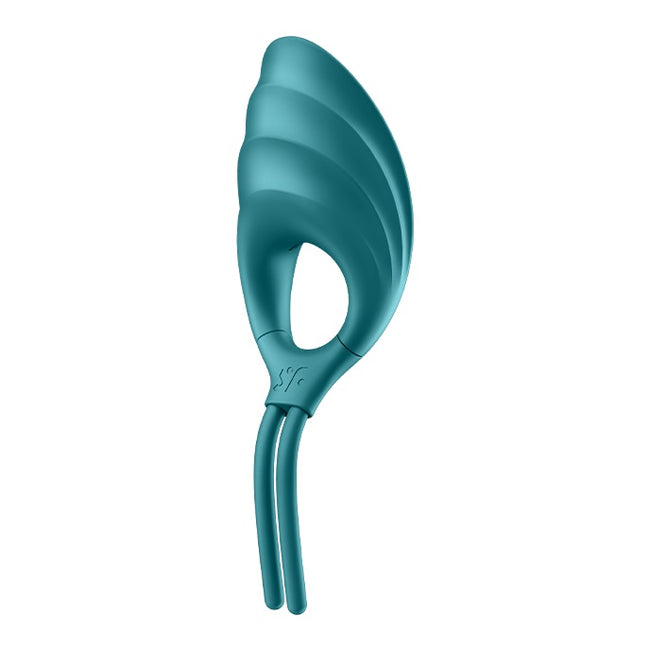 Satisfyer Swordsman wibrujący pierścień na penisa Green