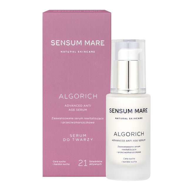 Sensum Mare Algorich zaawansowane serum rewitalizujące i przeciwzmarszczkowe do skóry suchej i bardzo suchej 30ml