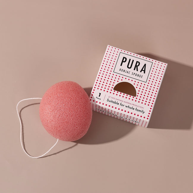 Sister Young Pura Konjac Sponge gąbka do mycia twarzy Pink