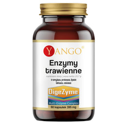 Yango Enzymy trawienne suplement diety 60 kapsułek