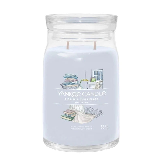 Yankee Candle Duża świeca zapachowa A Calm & Quiet Place 567g