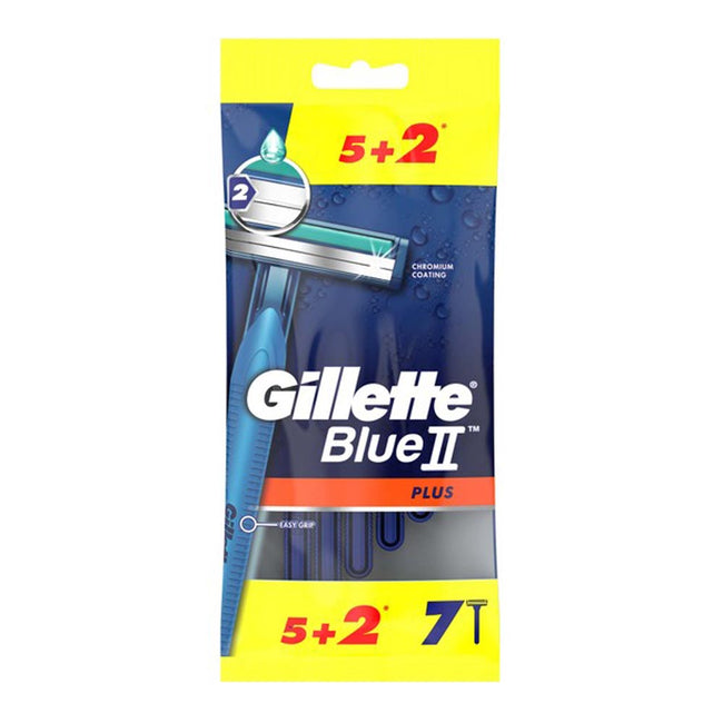 Gillette Blue II Plus jednorazowe maszynki do golenia dla mężczyzn 7szt.