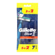 Gillette Blue II Plus jednorazowe maszynki do golenia dla mężczyzn 7szt.