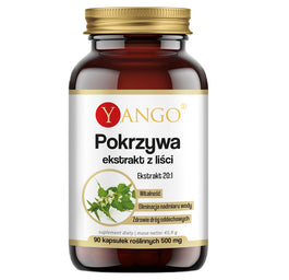 Yango Pokrzywa ekstrakt z liści suplement diety 90 kapsułek