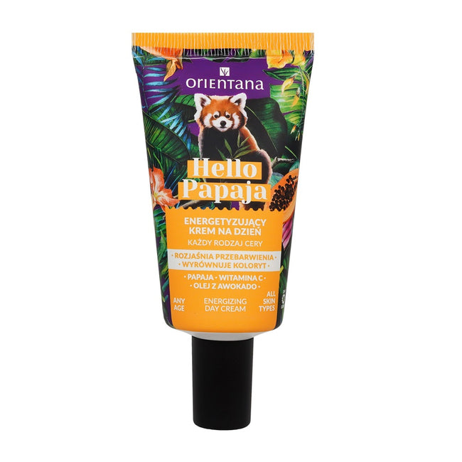 ORIENTANA Hello Papaja energetyzujący krem na dzień Witamina C i Olej z awokado 40ml