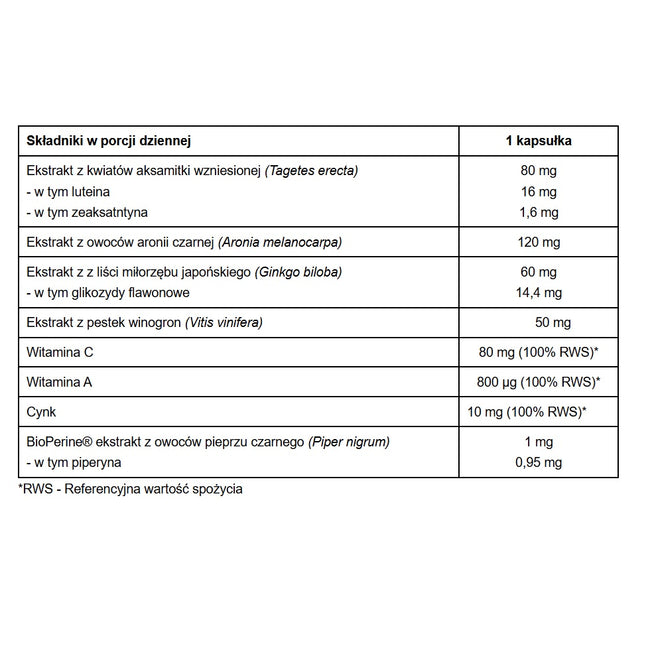 Pharmovit Optikan™+ suplement diety 60 kapsułek