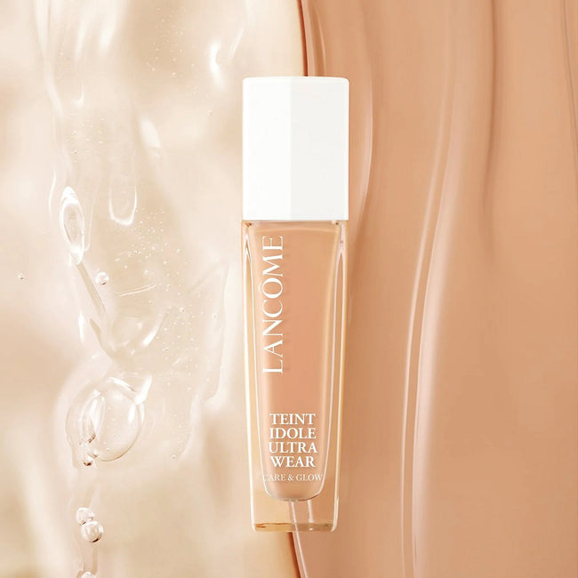 Lancome Teint Idole Ultra Wear Care & Glow pielęgnujący i nawilżający podkład w płynie SPF