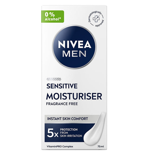 Nivea Men Sensitive łagodzący krem nawilżający do twarzy 75ml