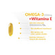WISH Pharmaceutical Omega-3 1000mg + Vit E Natural Formula suplement diety 90 kapsułek miękkich