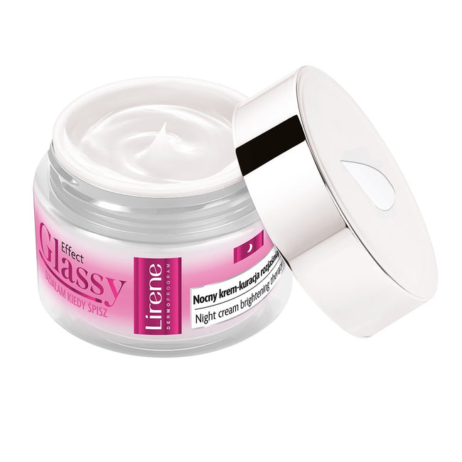 Lirene Effect Glassy nocny krem-kuracja rozjaśniająca 50ml
