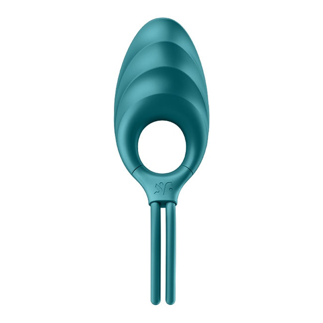 Satisfyer Swordsman wibrujący pierścień na penisa Green