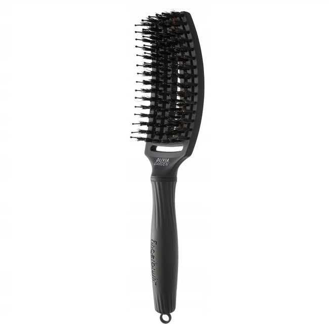 Olivia Garden FingerBrush Combo Medium szczotka do włosów Full Black