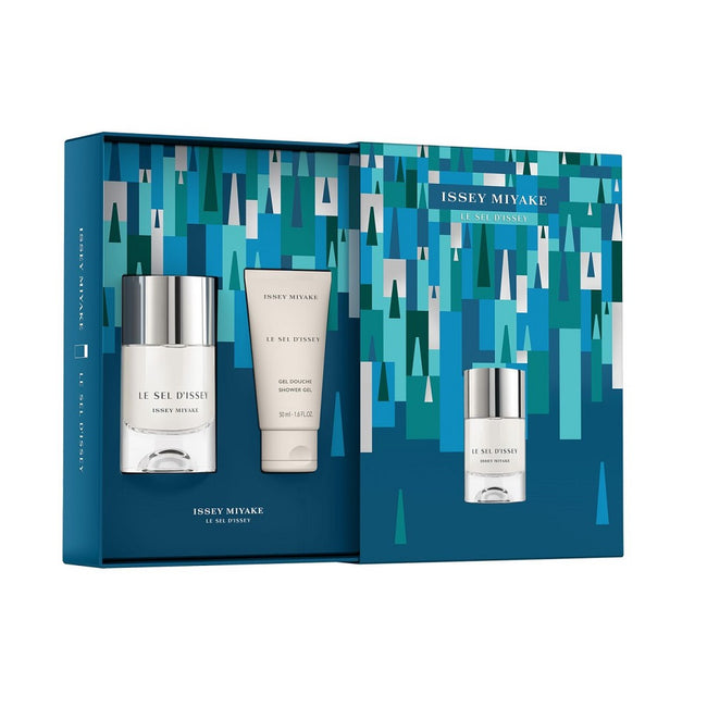 Issey Miyake Le Sel D'issey zestaw woda toaletowa spray 50ml + żel pod prysznic 50ml