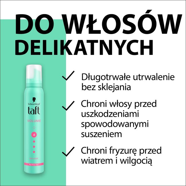 Taft Volume pianka do włosów 200ml