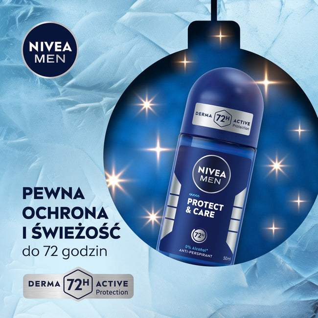 Nivea Men Caring Comfort zestaw żel pod prysznic 3w1 250ml + antyperspirant roll-on 50ml + krem uniwersalny 100ml