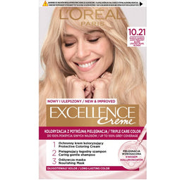 L'Oreal Paris Excellence Creme farba do włosów 10.21 Bardzo Bardzo Jasny Perłowy Blond