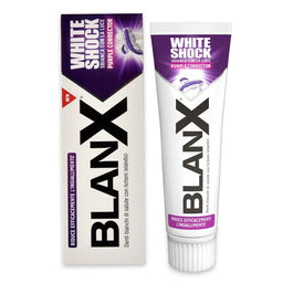 BlanX White Shock Purple Corrector wybielająca pasta do zębów neutralizująca żółte odcienie 75ml