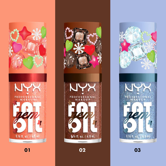 NYX Professional MakeUp Fat Oil Gem olejek do ust 4.8ml
