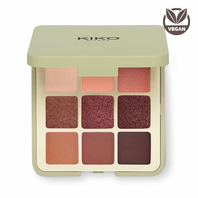 KIKO Milano Green Me Eyeshadow Palette paleta 9 cieni do powiek