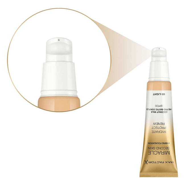 Max Factor Miracle Second Skin Hybrid Foundation podkład nawilżający z filtrem