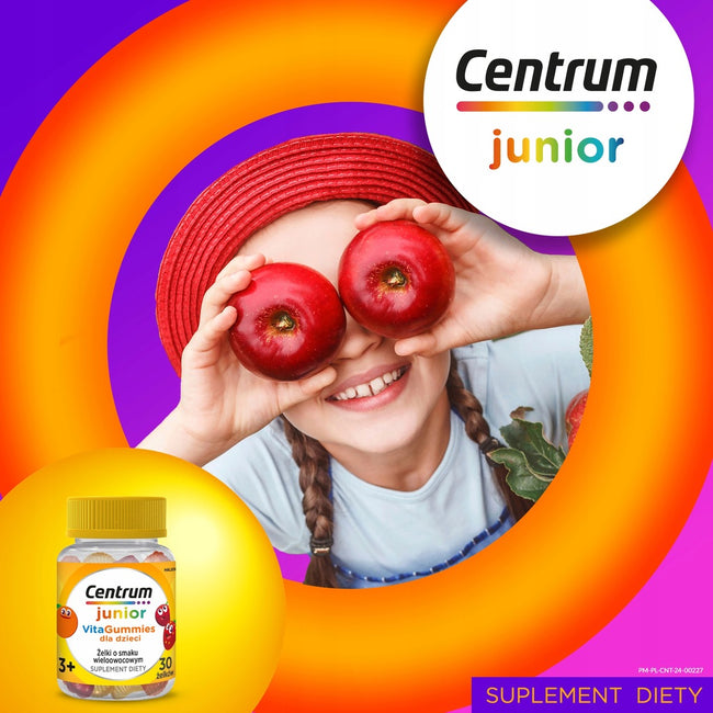 Centrum Junior VitaGummies dla dzieci żelki o smaku wieloowocowym 30szt