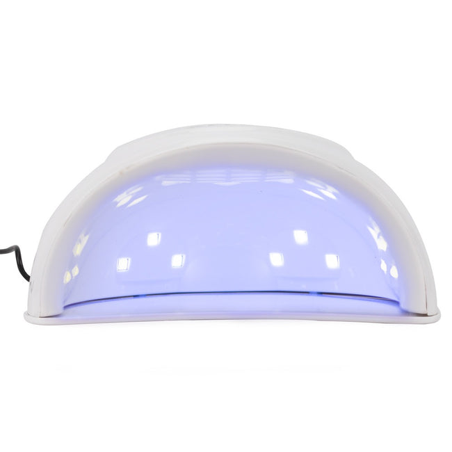 AlleLux Lampa do paznokci UV/LED 72W do lakierów hybrydowych Biała T15