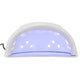 AlleLux Lampa do paznokci UV/LED 72W do lakierów hybrydowych Biała T15