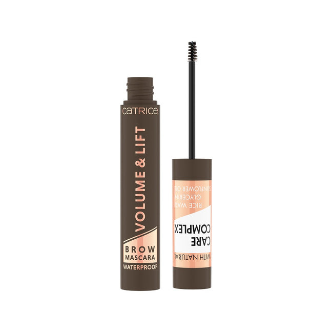 Catrice Volume & Lift Brown Mascara Waterproof wodoodporny pogrubiający i podnoszący tusz do brwi