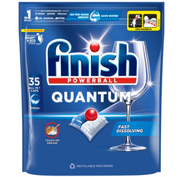 Finish Quantum Fresh kapsułki do mycia naczyń w zmywarce 35szt