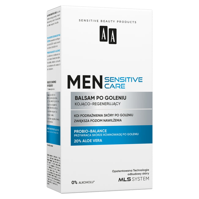 AA Men Sensitive balsam po goleniu kojąco-regenerujący 100ml
