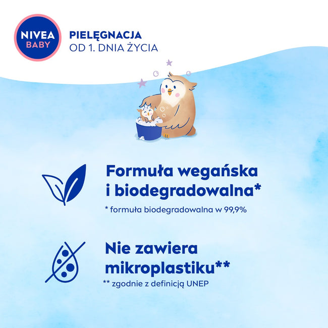 Nivea Baby żel 2w1 do mycia ciała i włosów na dobranoc 200ml