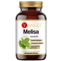 Yango Melisa ekstrakt 10:1 suplement diety 90 kapsułek